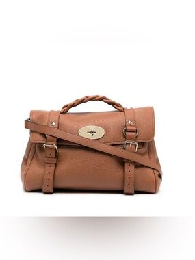 Mulberry Alexa small leather tan shoulder bag